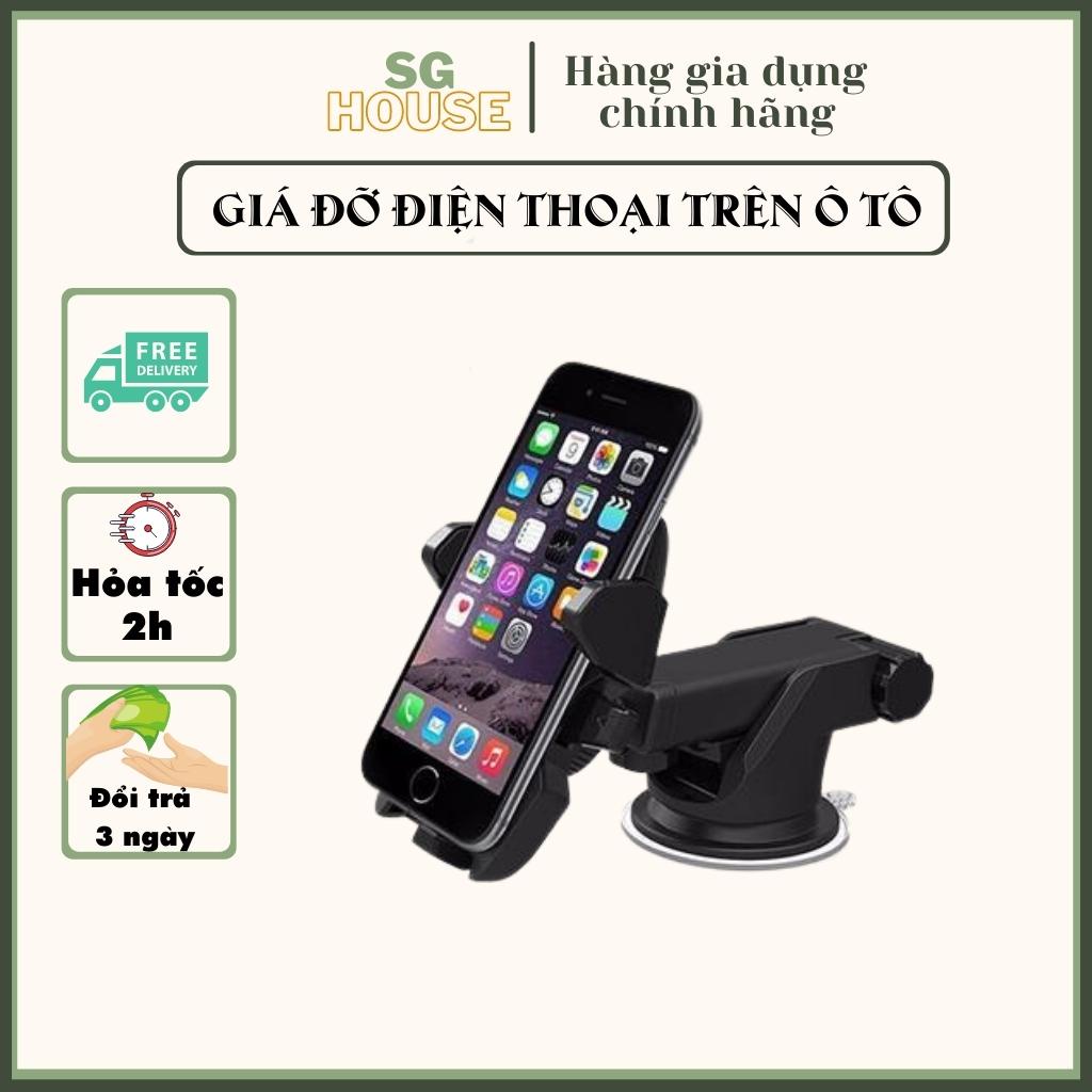 Kẹp đt trên ô Giá đỡ điện thoại trên ô tô Góc quay 360 độ Thích ứng với tất cả điện thoại thông minh Chất liệu cao cấp