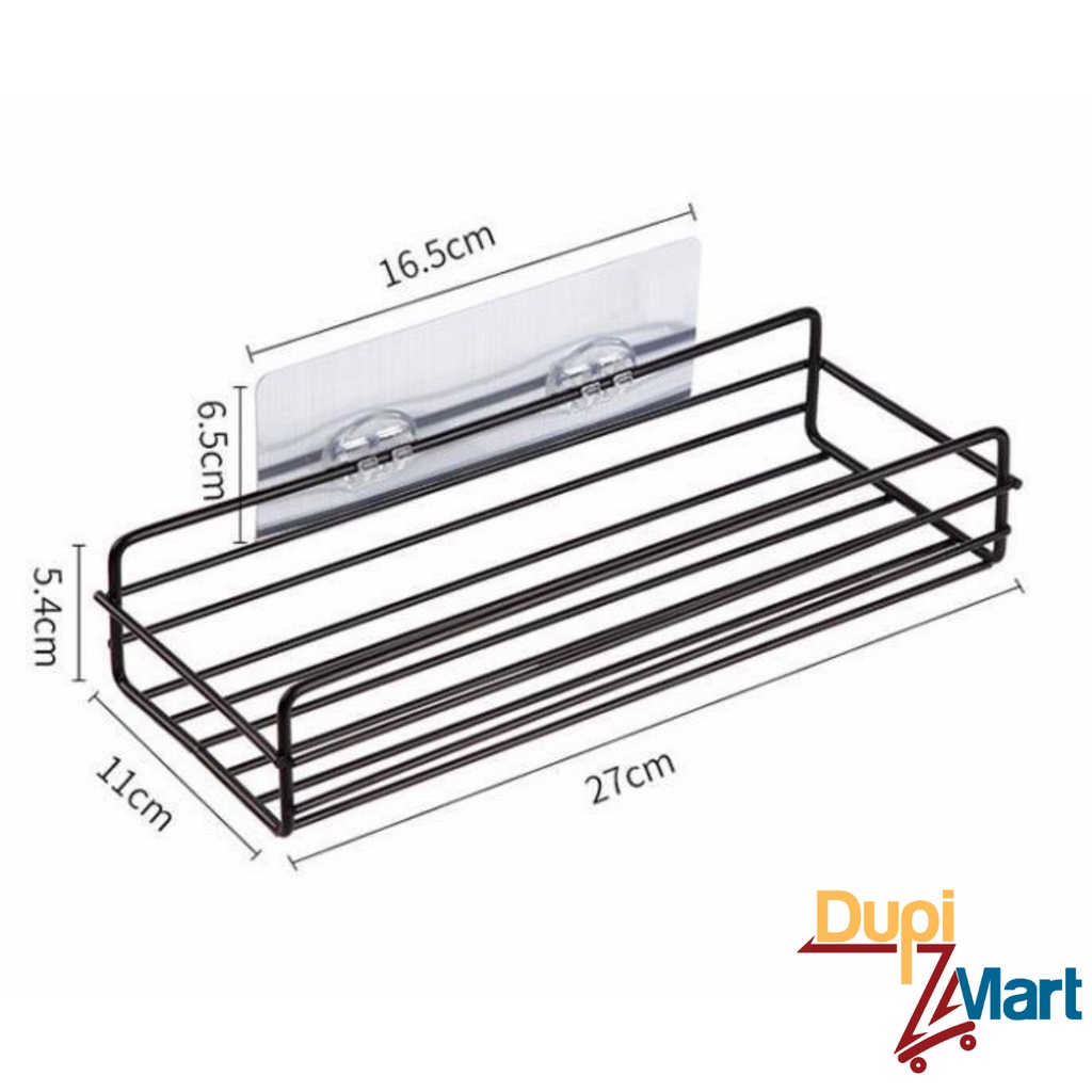 [SIÊU TIỆN ÍCH] Kệ Treo Tường Để Đồ Phòng Tắm -Kệ Dán Tường Nhà Tắm Sang Trọng Chất Liệu Thép Không Gỉ  - DupiMart