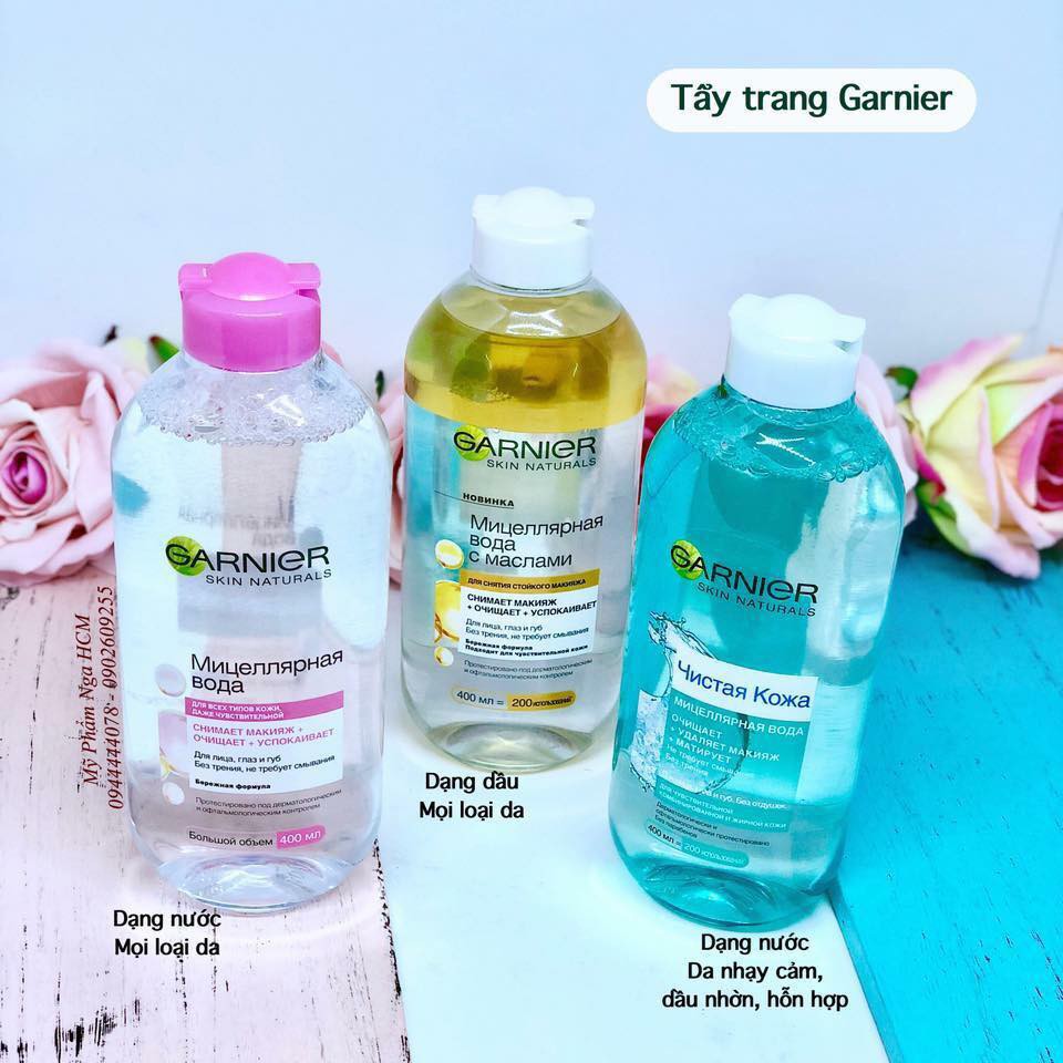 NƯỚC TẨY TRANG GARNIER 400ml