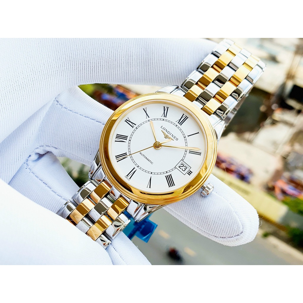 Đồng hồ nam Longines Flagship Automatic Watch L4.774.3.21.7 chính hãng tại 1959watchluxury