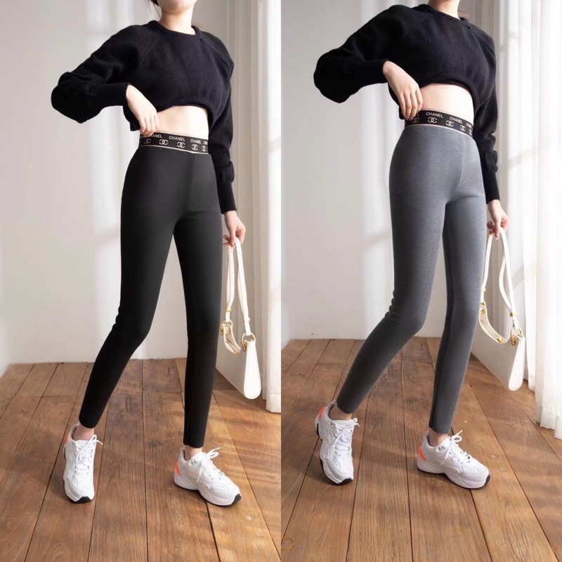 BÁN SỈ QUẦN LEGGING LÓT LÔNG QC CẠP CHAI NEO NỮ
