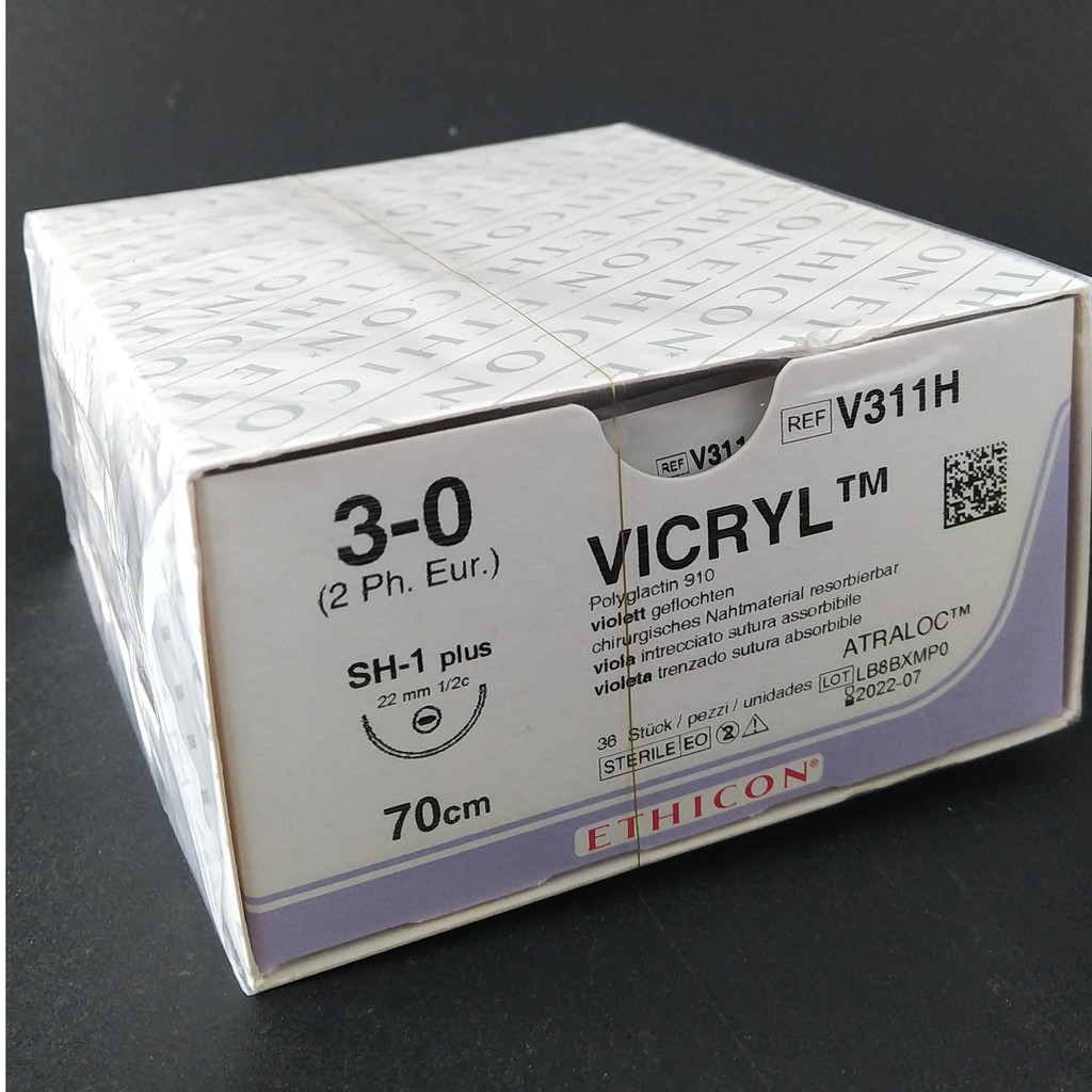 Chỉ phẩu thuật Vicryl 3-0