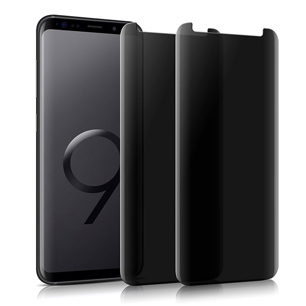 Set kính cường lực viền cong 3D chống nhìn trộm cho Samsung Galaxy S9 S8 Plus Note 8 9