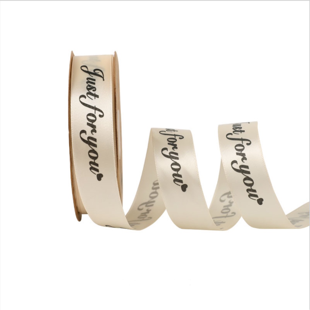 Cuộn Dây Ruy Băng 0.5M 2.5cm Màu Sắc Ngẫu Nhiên Dùng Làm Bó Hoa DIY