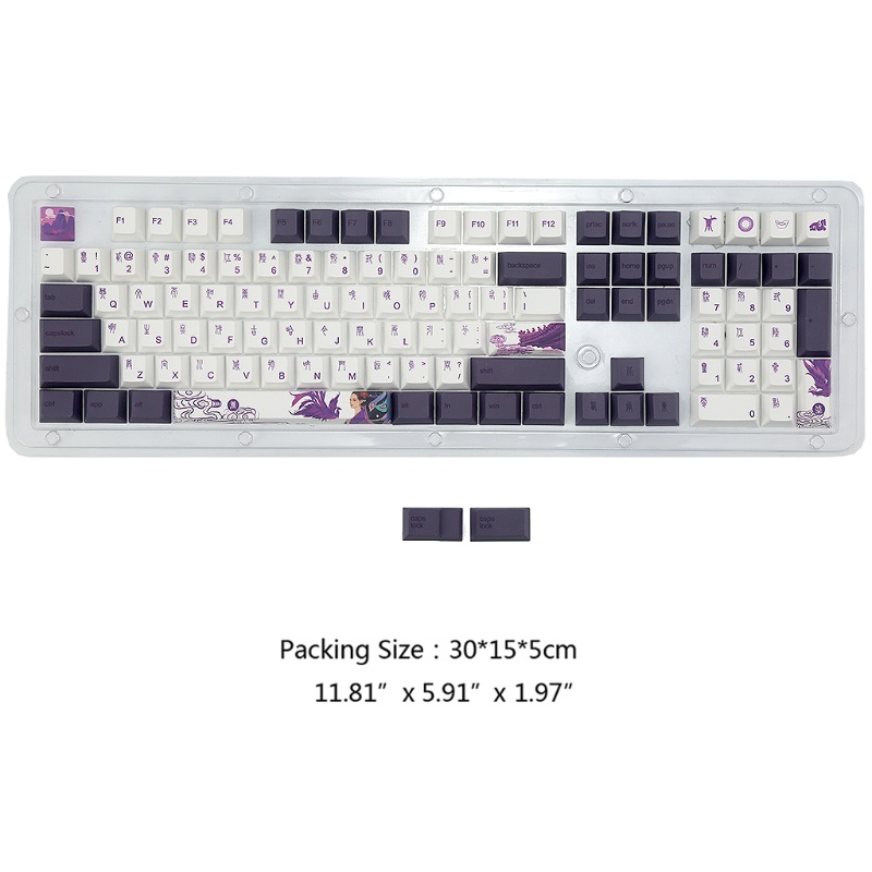 Bộ Bàn Phím Cơ OEM PBT Nhuộm Màu Độc Đáo