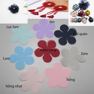 Gói 10 Cánh hoa voan 5 cánh kích thước 5cm 10/gói