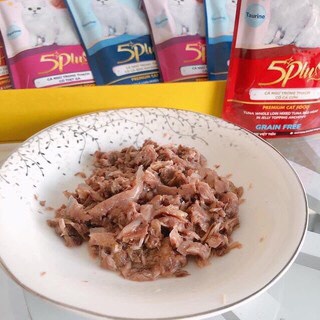 Pate mèo 5PLUS dạng jelly 70g siêu thơm ngon
