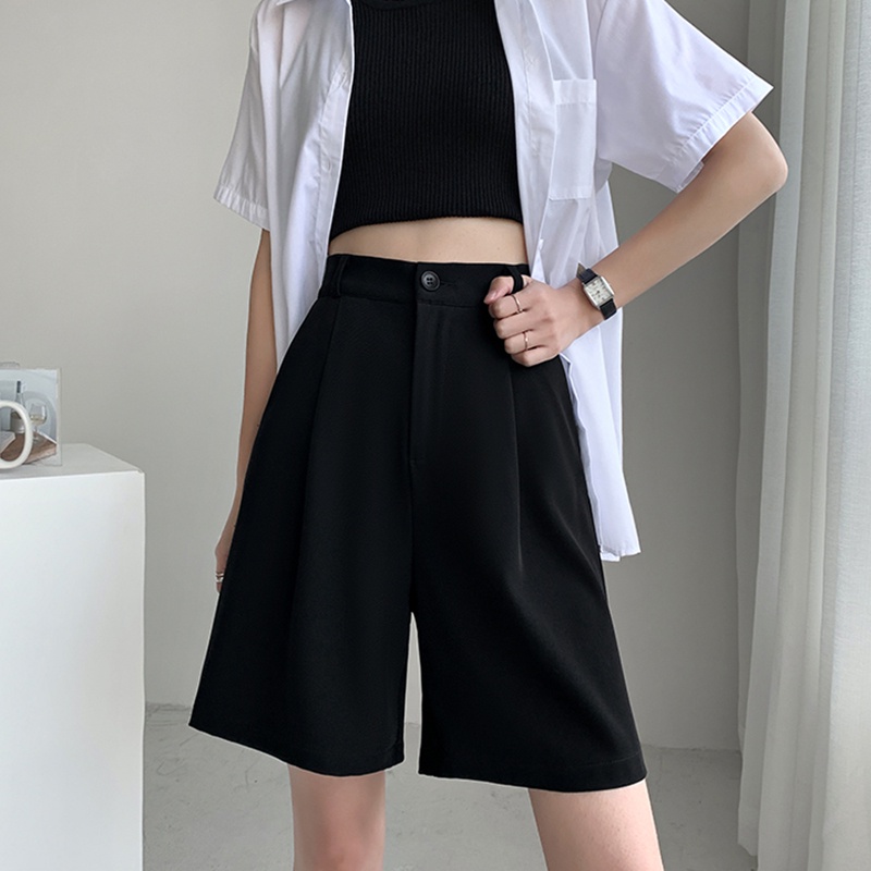 Quần Short Nữ Cao Cấp Cạp Cao Phối Cúc Kiểu Dáng Hiện Đại Năng Động Thời Trang Sugal SHORT NU 003V6