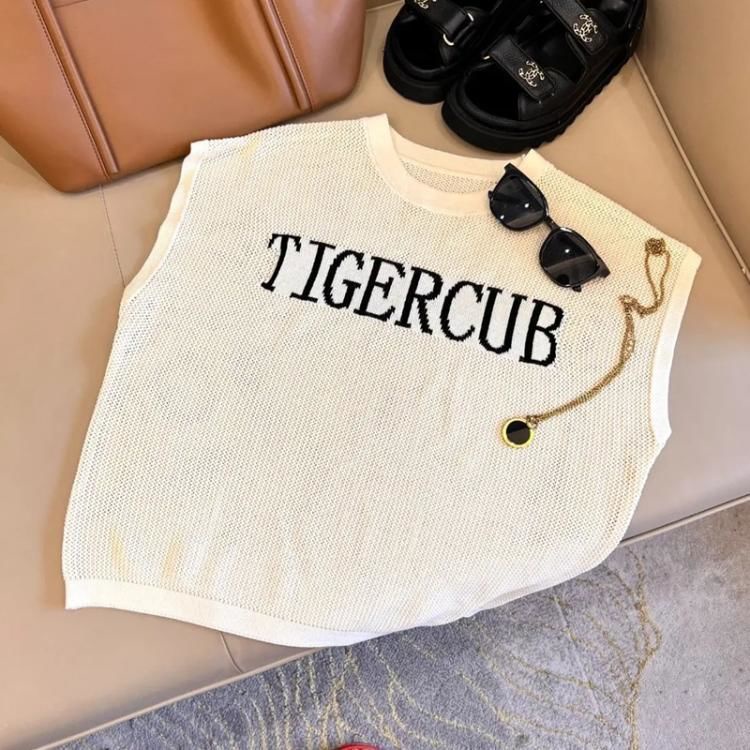 Áo Len Không Tay Cổ Tròn Thời Trang Cho Nữ