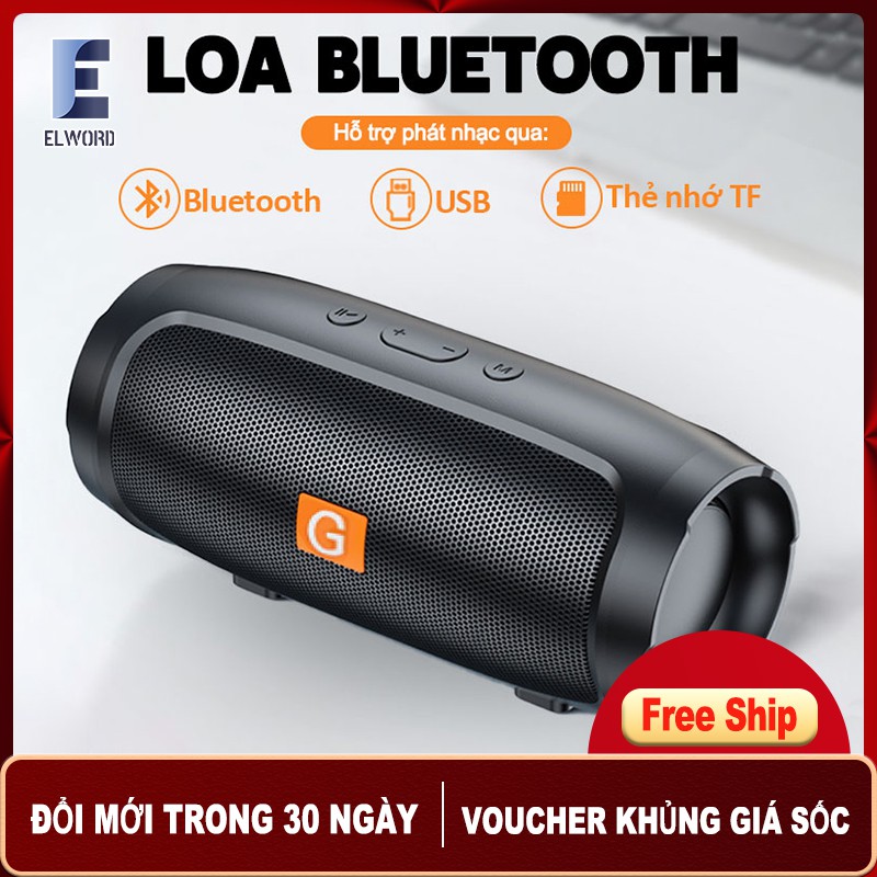 Loa Bluetooth mini, hỗ trợ cắm thẻ nhớ TF + USB +Bluetooth,công suất 6W, loa kép 3D, âm lượng lớn+BH 6 tháng lỗi 1 đổi 1