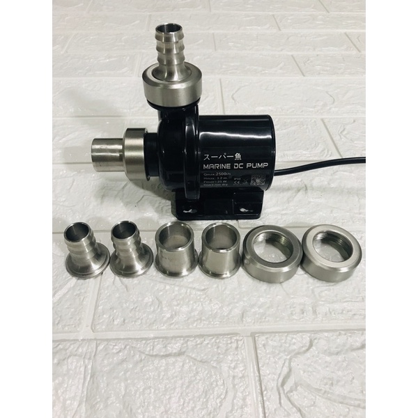 đầu in out inox thay thế cho bơm marine 1500,2500 lít