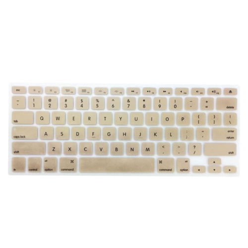 Miếng Dán Bàn Phím Silicone 14 Màu Cho Apple Macbook Pro Mac 13 &quot;15&quot; 17 &quot;