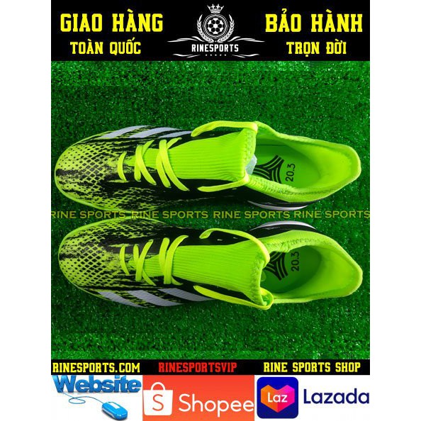 HÀNG THAILAND GIÀY BÓNG ĐÁ SÂN CỎ NHÂN TẠO Predator 20.3 xanh cổ thấp.TF.CAM KẾT Y HÌNH-CAM KẾT HÀNG