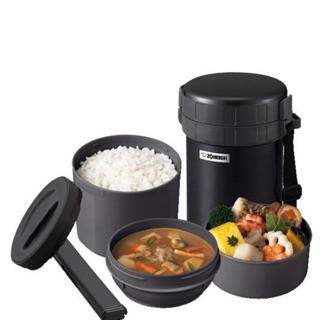 Thanh lý hộp cơm giữ nhiệt  Zojirushi ZOCM-SL-XD20-BA - 3 Ngăn - 1470Ml
