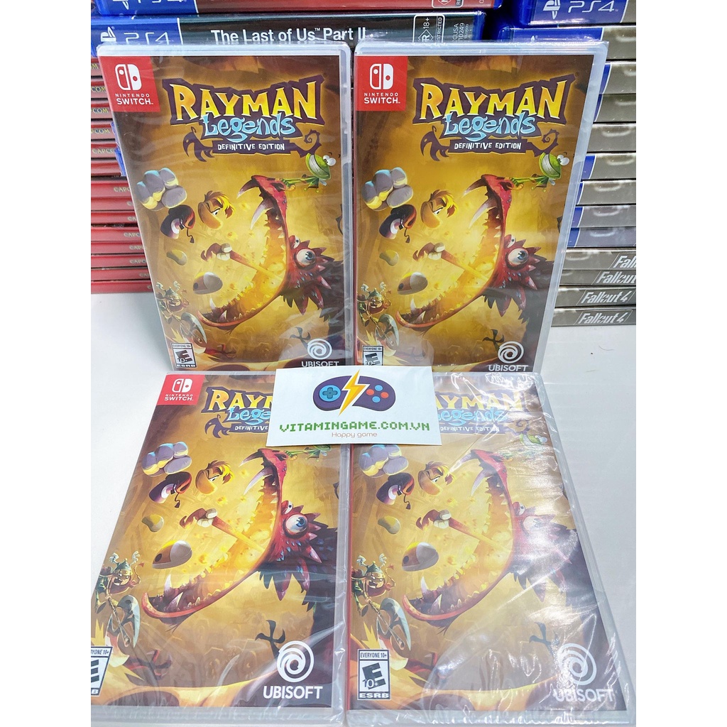 Thẻ game nintendo switch Rayman Legends