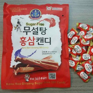 Kẹo hồng sâm không đường hàn quốc 500g - date 2024