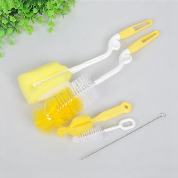 BỘ CỌ RỬA BÌNH SỮA 5 CHI TIẾT TIỆN DỤNG - HV Store 226