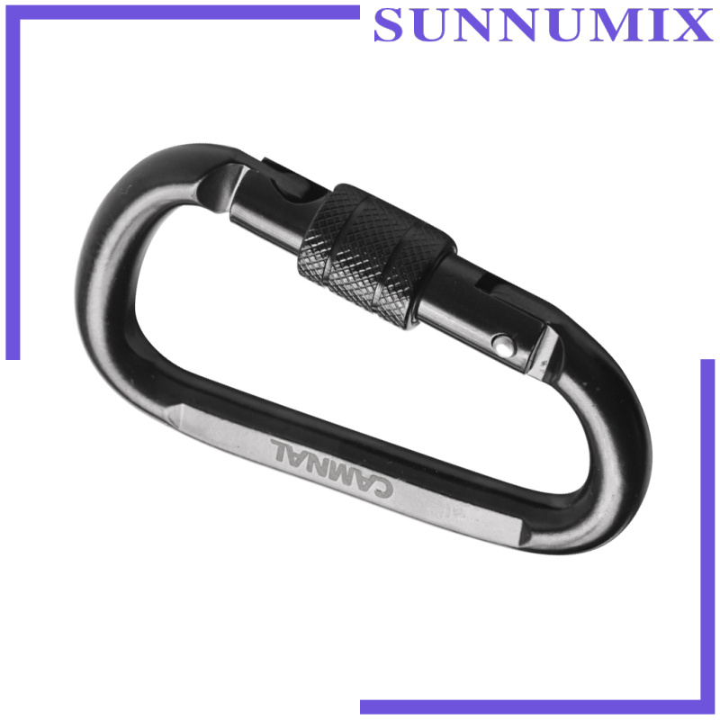 Móc Khóa Carabiner Hình Chữ D Chịu Lực 30kn