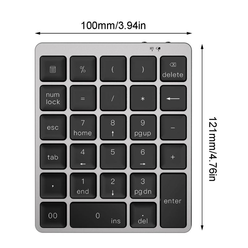 Bàn Phím Bluetooth Không Dây 2.4G Bằng Nhựa