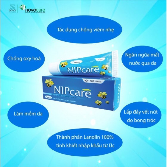 Kem Bôi Nứt Đầu Ti NIP CARE / NIPCARE Phòng Và Chữa Nứt Đầu Ti An Toàn Tuyệt Đối Cho Trẻ Sơ Sinh