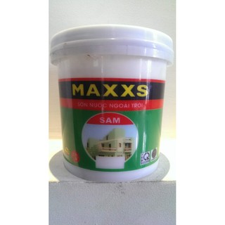 Sơn ngoại thất maxxs💖/ sơn nước ngoài trời pha màu theo ý thích🎉màu trắng 1lít