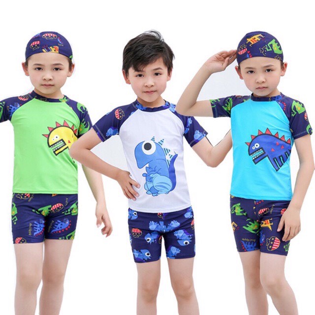 Đồ bơi khủng long cho bé trai hàng QCCC L1 mềm mịn đẹp