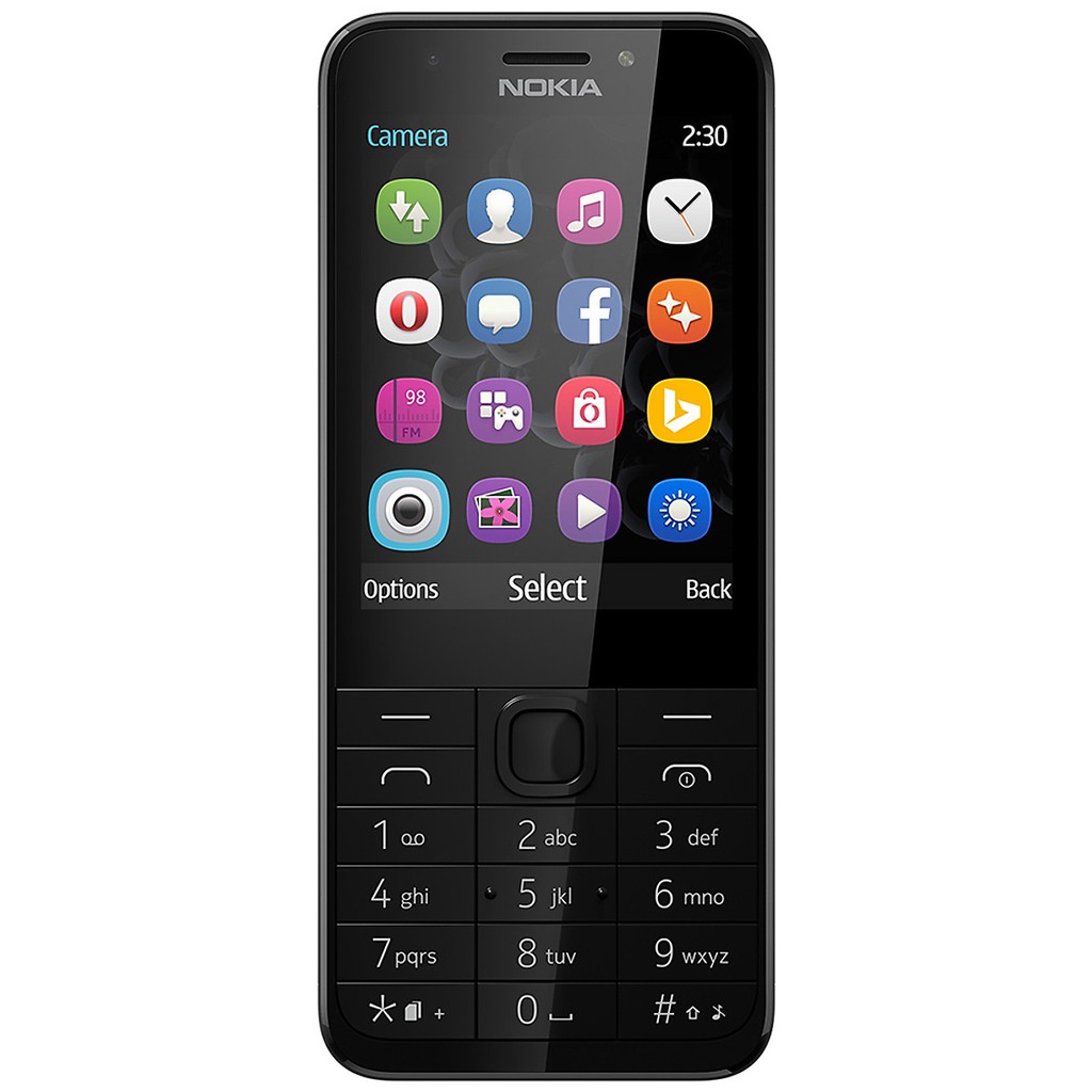 Điện thoại Nokia giá rẻ - Nokia 230 2 SIM - Có chụp hình nghe nhạc - Có pin sạc - Hàng công ty