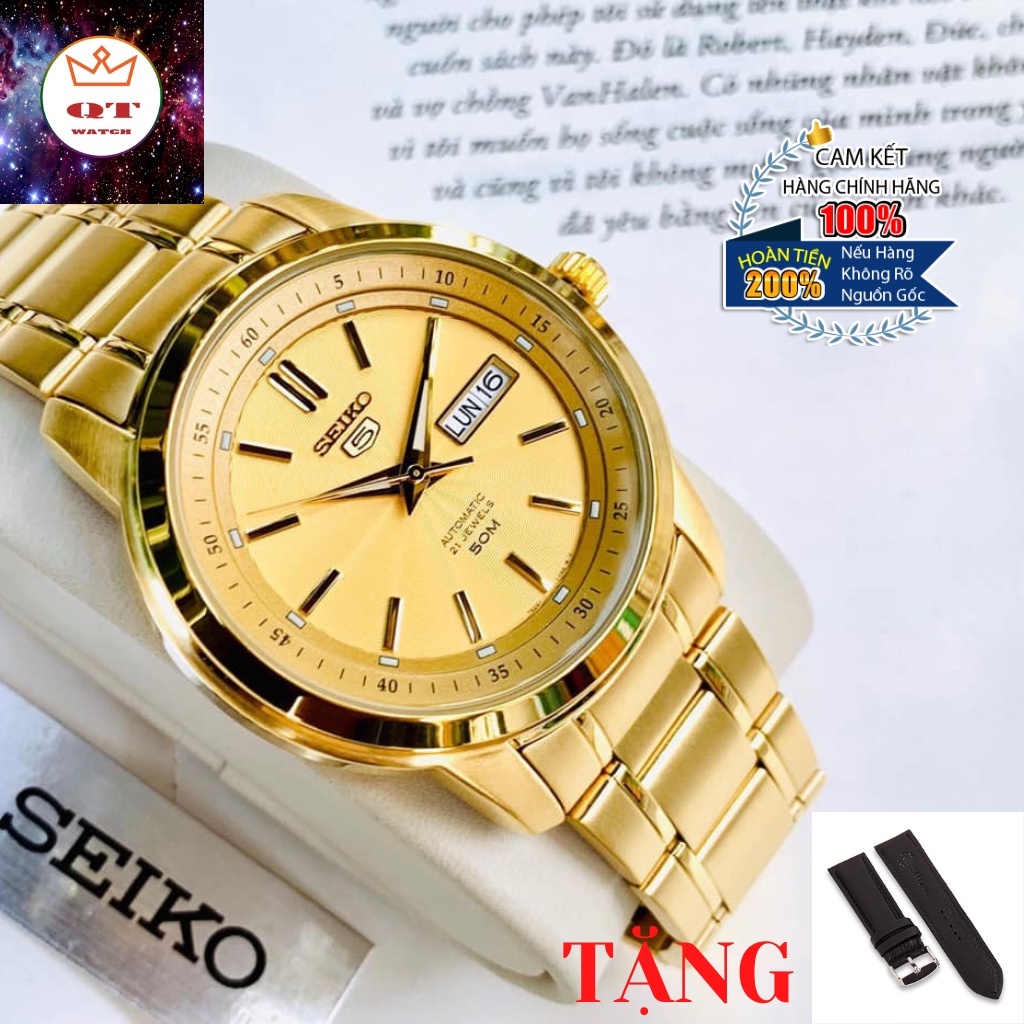 Đồng Hồ Nam SEIKO 5 Automatic SNKM94K1 Chính Hãng Tặng Dây Da Cao Cấp