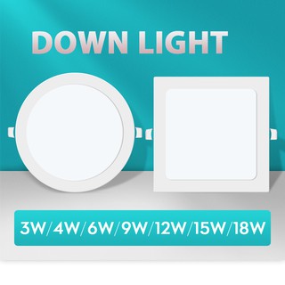 Đèn LED âm Trần CHUANGYANG 3W 6W 9W 12W 15W 18W siêu mỏng tùy chọn tiện lợi cao cấp