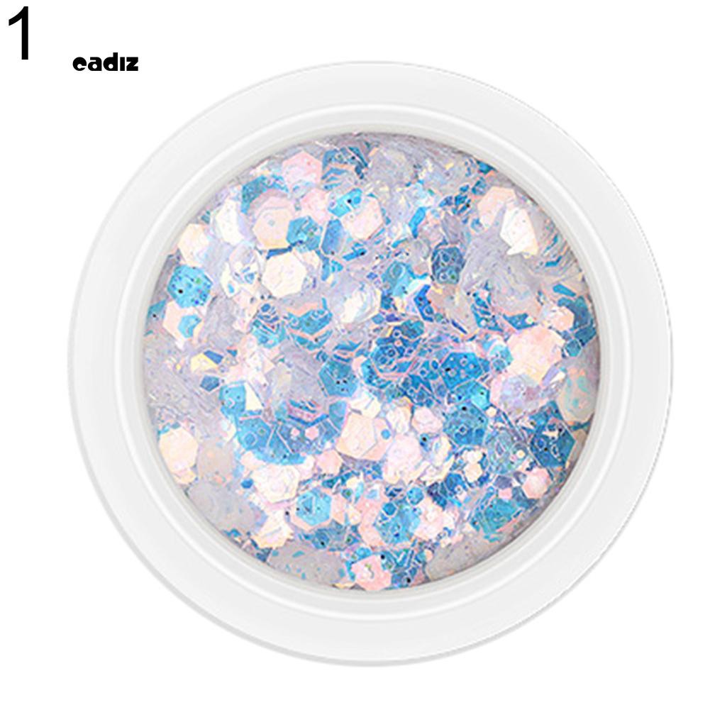 Hộp sequin lấp lánh dùng để trang trí móng nghệ thuật