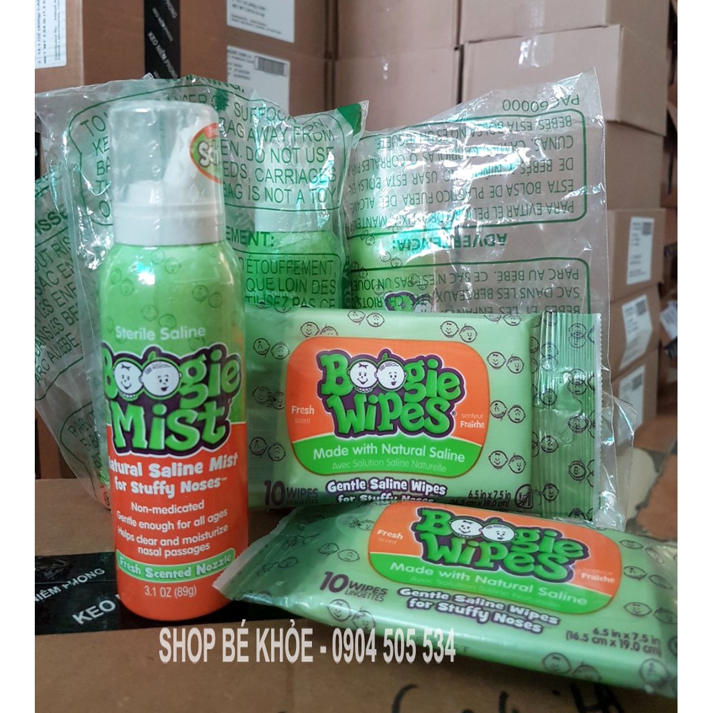 Xịt mũi kháng khuẩn Boogie Mist 89ml - Mỹ