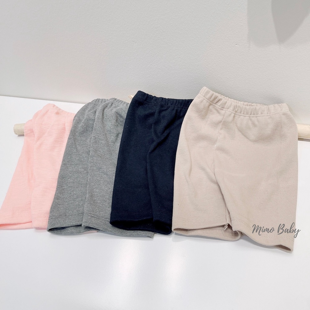 Quần legging đùi màu trơn Mimo Baby cho bé gái QA27