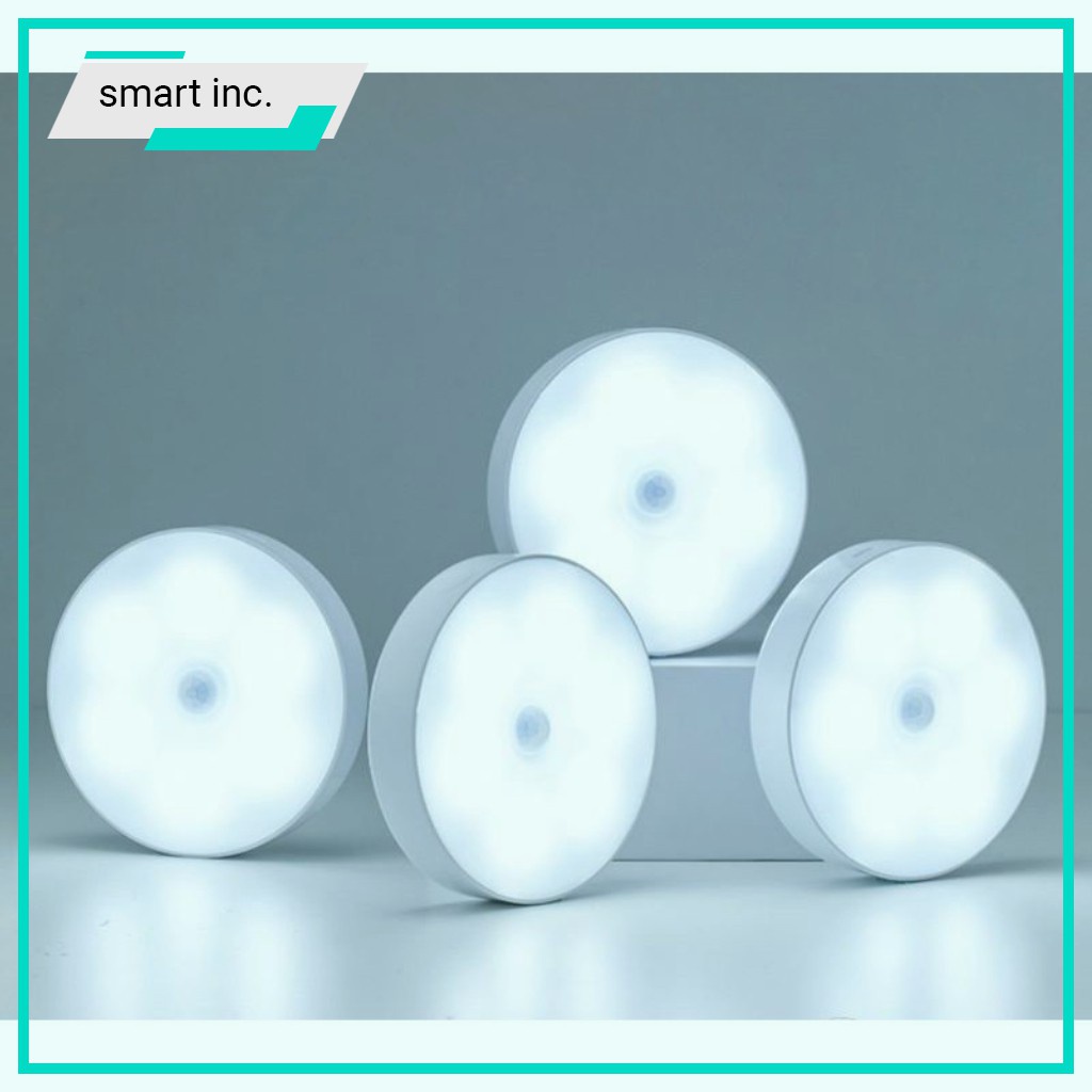 Đèn Led Ngủ Cảm Biến Chuyển Động Tự Sáng Ban Đêm Treo Dán Tường Sạc Pin