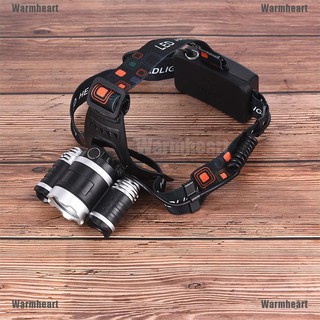 Warmheart 1pc waterproof 3x t6 led headlamp headlight flashlight head torch 18650 camp