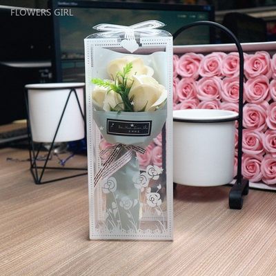 Valentine Hộp hoa xà bông Lễ Hội Nhà Giáo lễ hội bó hoa nhỏ quà tặng mở quà tặng để gửi mẹ để gửi bạn gái bông xà phòng