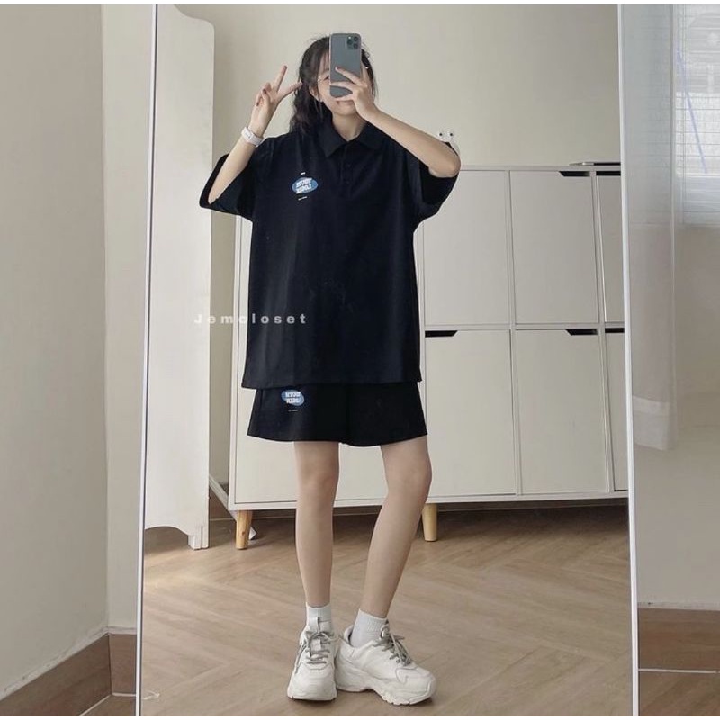 Áo thun cotton tay lỡ unisex - - BỘ POLO YOUTH LOSER - - mẫu hot 2022..M131-