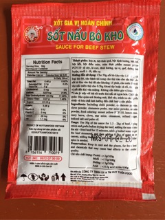 Xốt nấu bò kho 50g