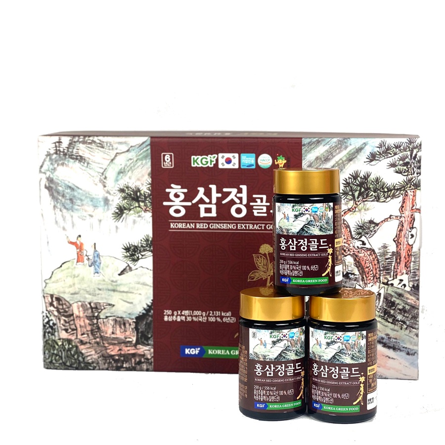 [Nhập khẩu Hàn Quốc] Cao Sâm Núi Cao Cấp KGF Hàn Quốc Hộp 4 lọ x 250g