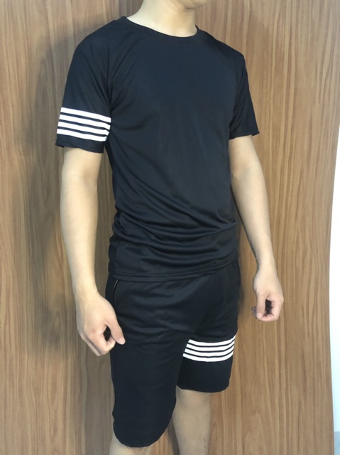 [DEAL 9.9] Bộ hè nam_ bộ thời trang nam_Bộ quần áo hè nam viền tay kèm ảnh thật. | BigBuy360 - bigbuy360.vn
