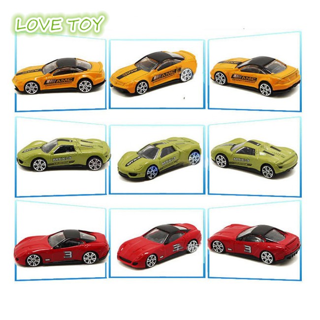 In Stock 4PCS Alloy Toy Vehicle Set 1 Container Truck 3 Mini Vehicles Birthday Christmas Halloween Gift
