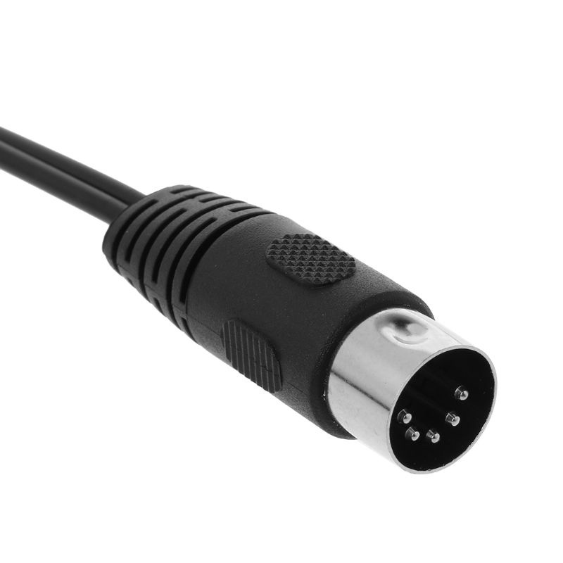 Dây Cáp Video 0.5M / 1.5M 5 Pin Din Male Sang 2 RCA Male