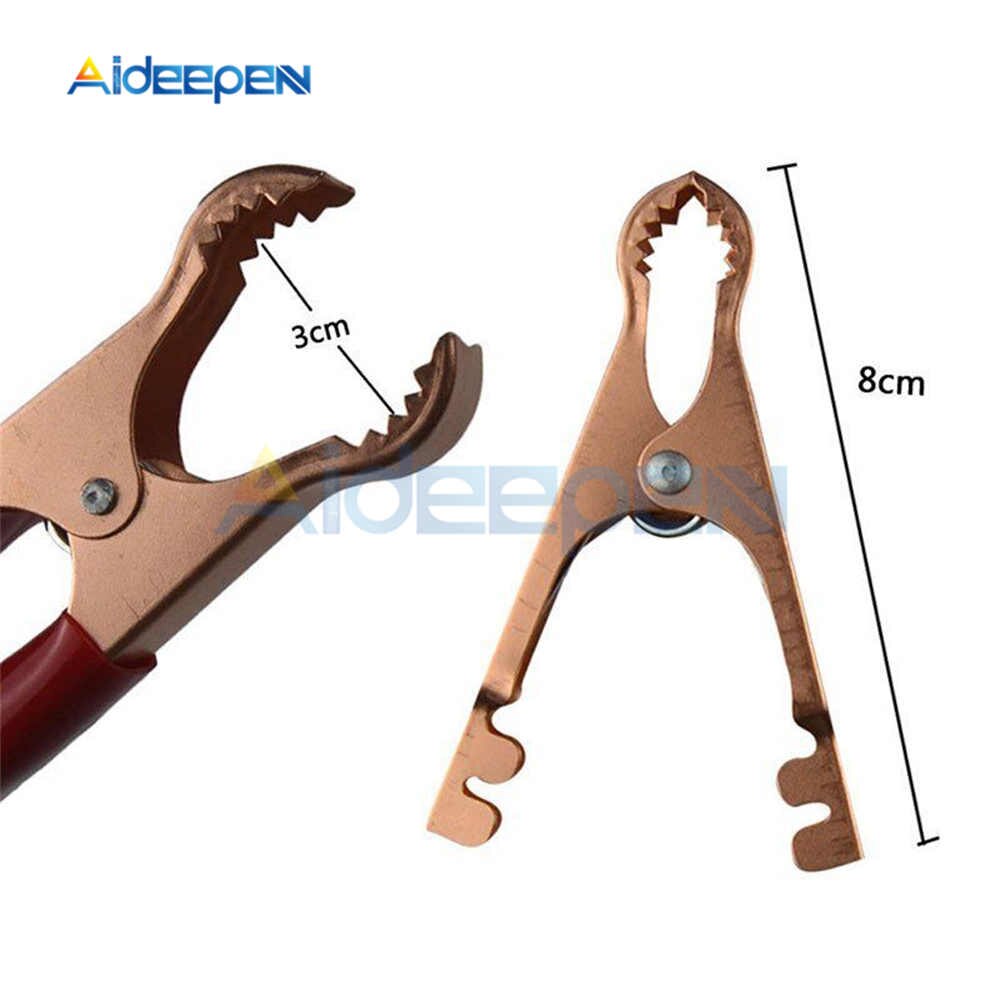 Bộ 2 kẹp mỏ cá sấu caraven dùng thử ắc quy xe hơi 50A 80mm