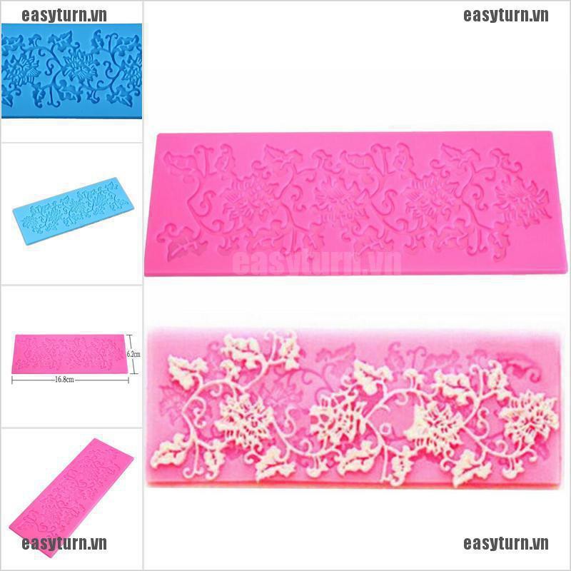 Khuôn Silicon Làm Bánh Đa Năng Tiện Dụng Hình Hoa Lá Xinh Xắn