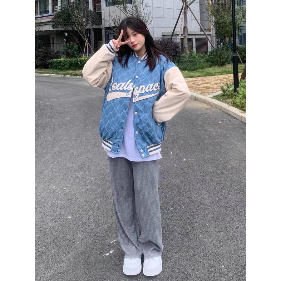 Áo Varsity Jacket Realspace hàng cao cấp có ảnh thật và Video chi tiết