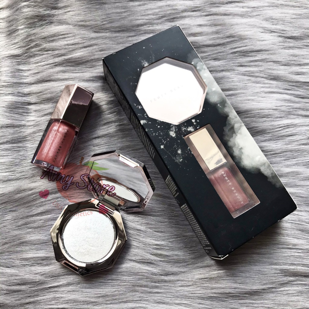 Set Fenty mini son bóng Fussy phấn highlight How many carats (có tách lẻ) | BigBuy360 - bigbuy360.vn