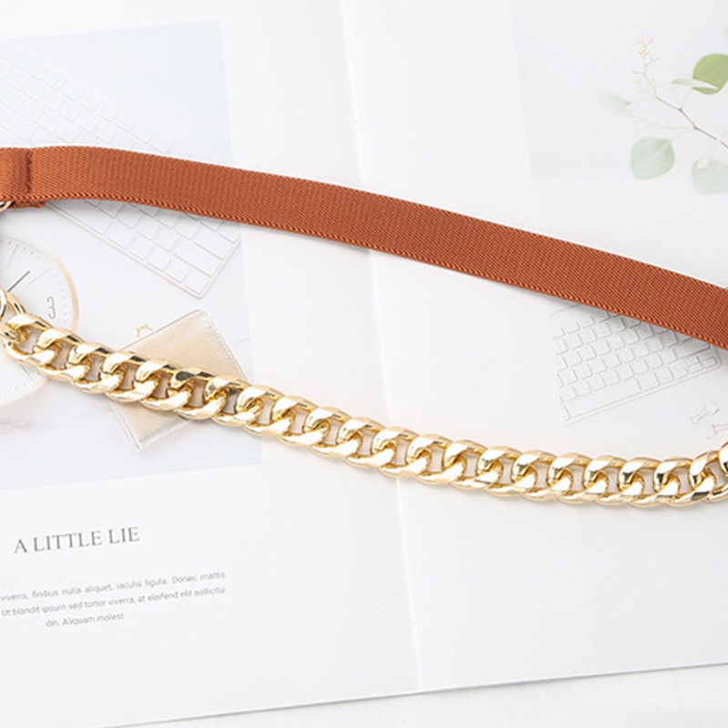 Thắt Lưng Có Thể Tháo Rời Màu Sắc Tương Phản Phong Cách Cổ Điển Cho Nữ