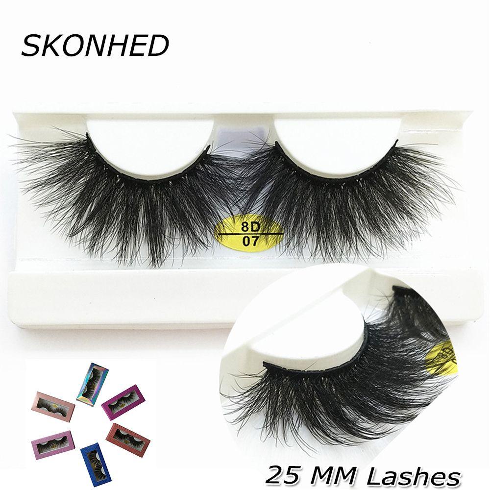 [Hàng mới về] Cặp lông mi giả nối mi giả lông chồn SKONHED handmade kiểu đan chéo dài dày dặn 8d thời trang cho nữ