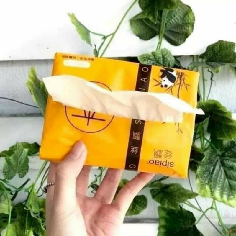 ❤️❤️ Giấy ăn gấu trúc SIPAO Loại 1 ( gói 300 tờ ) Siêu tiết kiệm.