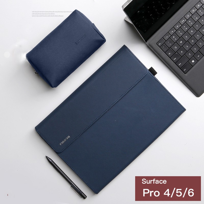 [Mã SKAMA07 giảm 8% đơn 250k]Bao da cao cấp Surface Pro 4,Pro 5,Pro 6, Pro 7 hiệu Taikesen + Túi phụ kiện | WebRaoVat - webraovat.net.vn