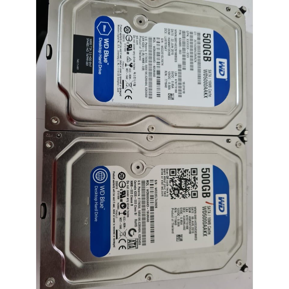 Ổ CỨNG HDD WD BLUE 500GB Bh 24 tháng